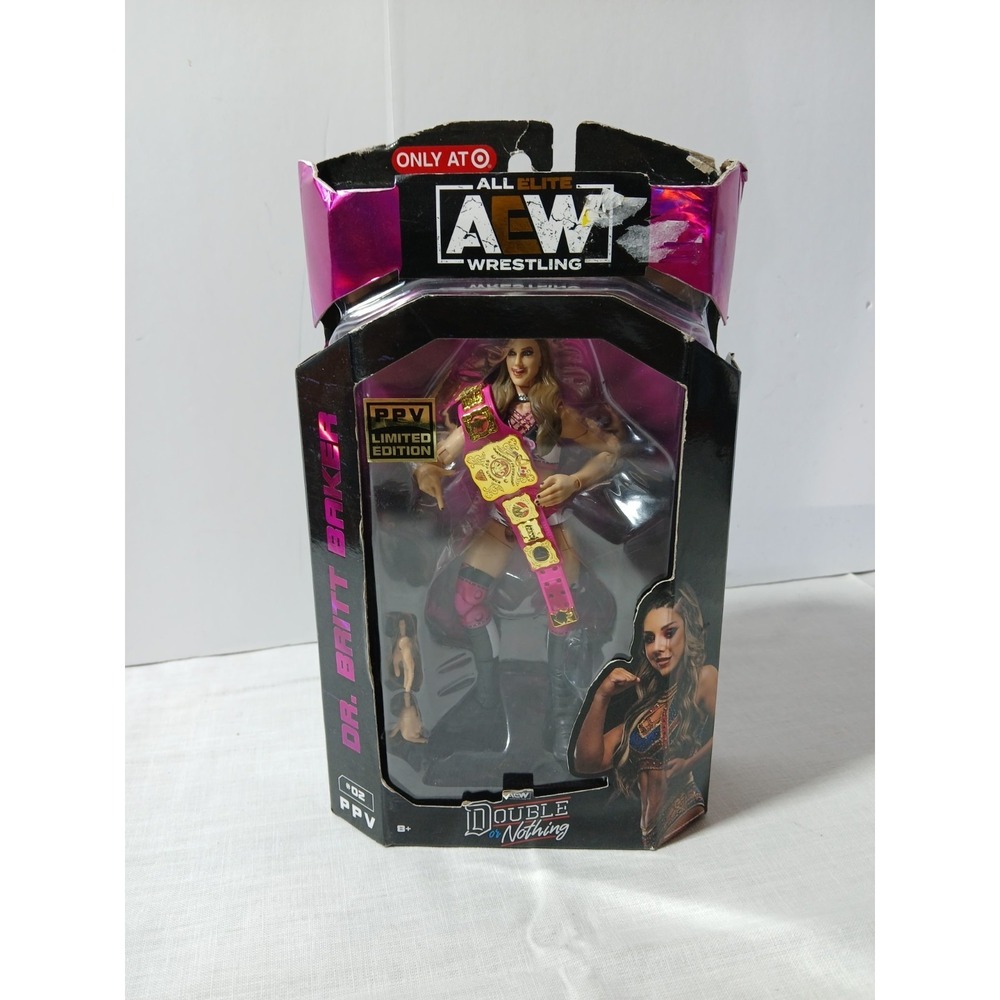 All Elite Wrestling AEW PPV Limited Edition Double or Nothing Dr Britt Baker NEW